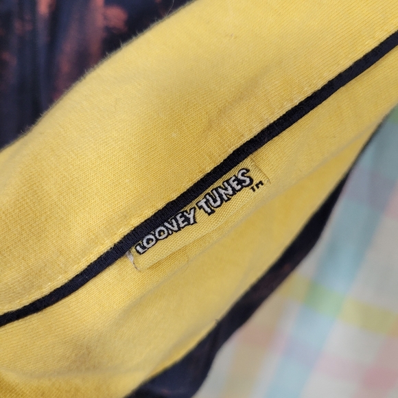 Looney Tunes Tweety Bird Lucky Chick graphic zip up turtleneck sweatshirt - Picture 6 of 8